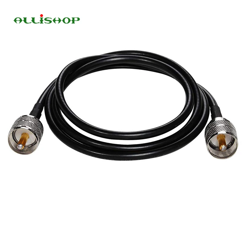 

pl259 to pl259 male RG58 Coaxial Cable Pigtail Jumper UHF PL-259 male Connector Antenna Cable For CB, Amateur Ham Radio