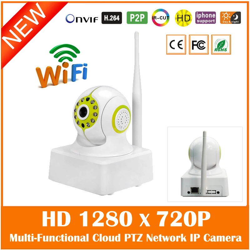 PTZ Pan Tilt Wifi font b Wireless b font Baby Monitor HD 720P font b IP