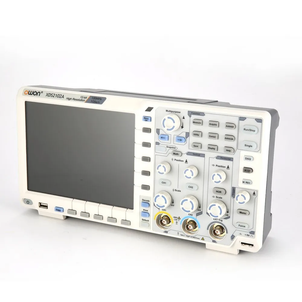 OWON XDS2102A двухканальный Глубокая память ЖК дисплей Дисплей цифровой запоминающий