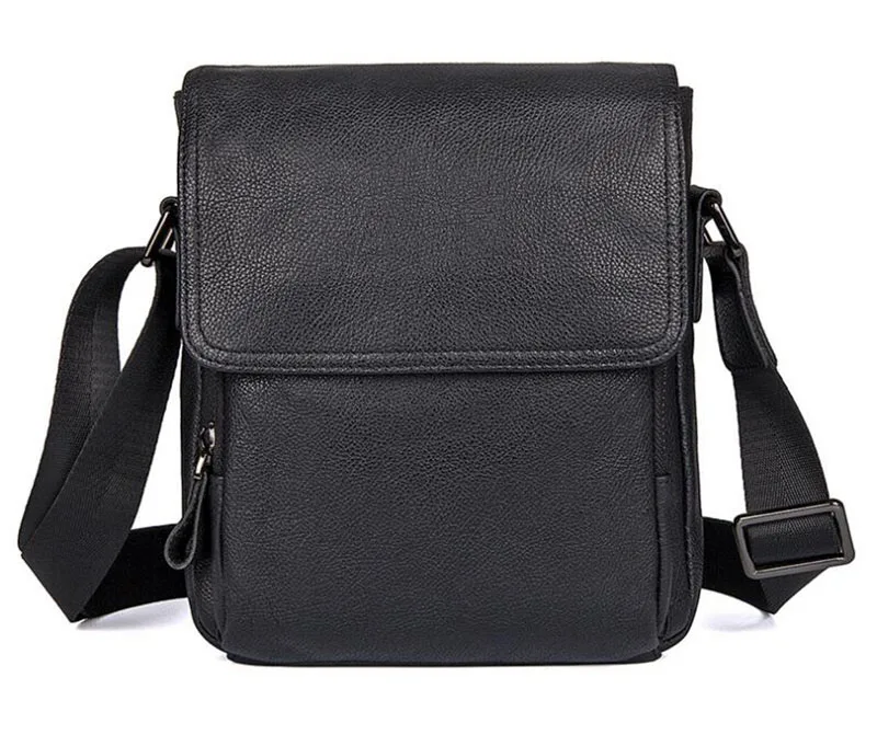 NIUBOA, натуральная кожа, мужская сумка-мессенджер, высокое качество, повседневная сумка через плечо, повседневный простой дизайн, черная сумка, Подарочная сумка через плечо