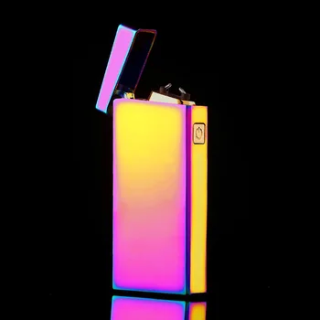 

10pcs/lot 2017 USB Rechargeable arc lighter isqueiro smoke cigarette tool with box Flameless LIGHTER windproof lighter for man