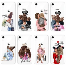 Для iPhone 6 S 6 S 7 8 X XR XS Max чехол силиконовый черный для маленьких девочек и женщин Мягкий чехол для Apple iPhone 8 7 6 S 6 S Plus чехол для телефона