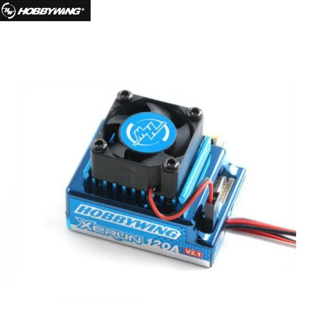 

Hobbywing XERUN 120A V2.1 Sensored Brushless ESC Blue color for Racing Car 1/10 1/12 Car