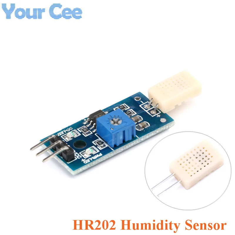 

HR202 Humidity Sensor HR202 Humidity Resistor Humidity Detection Module DC 3.3V-5V