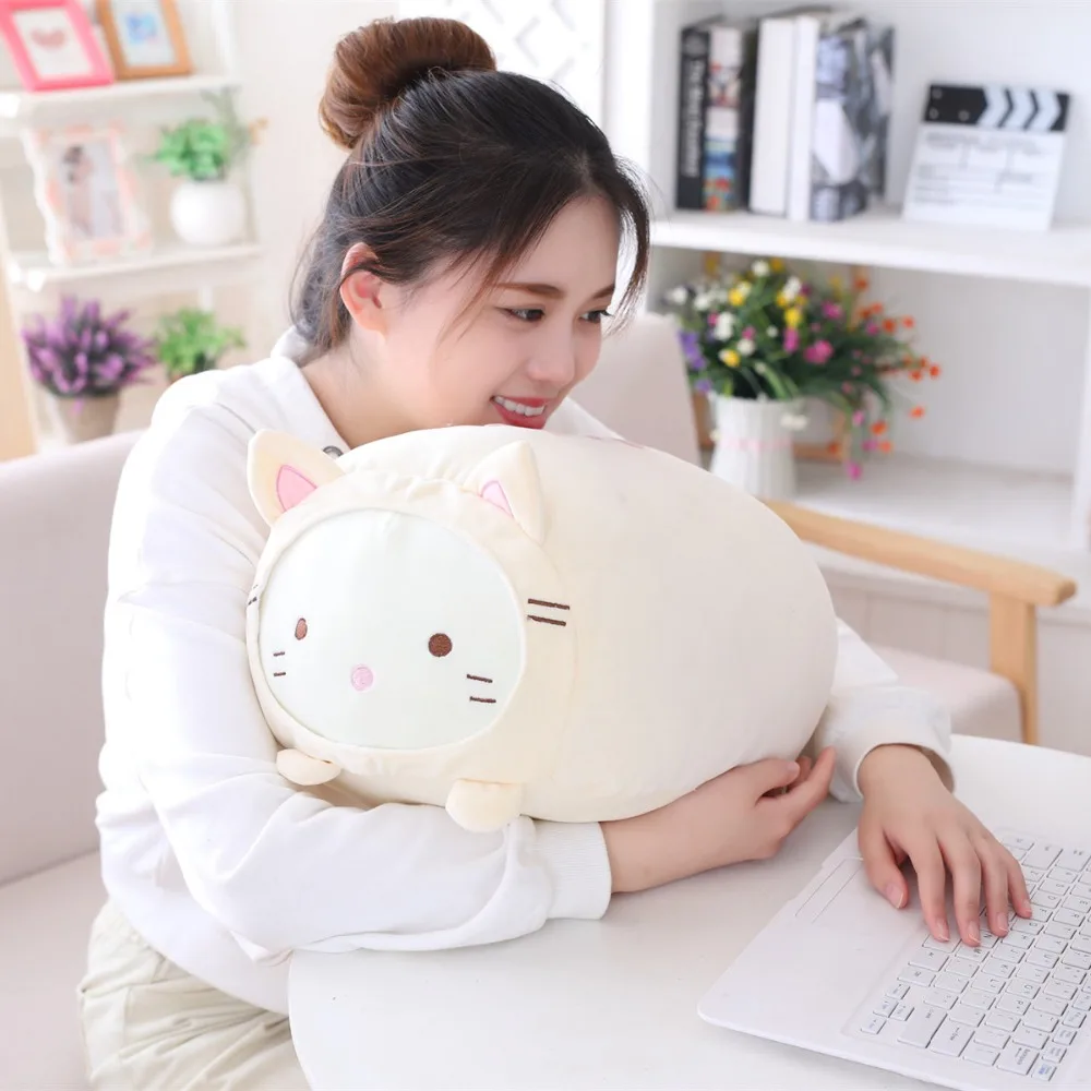 Мультяшная японская анимационная Подушка Sumikko Gurashi 55 см плюшевая игрушка угловая