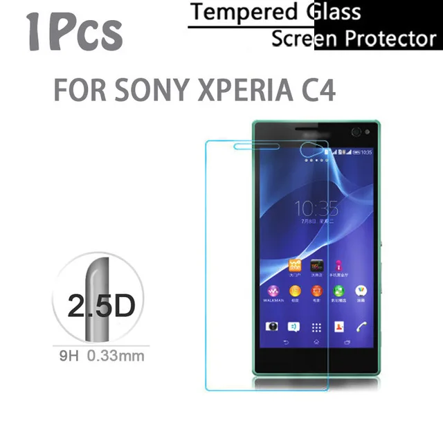 2.5D Закаленное стекло для Sony Xperia C4 Высококачественная защитная пленка