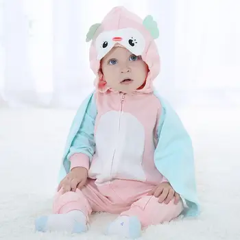 

Pink Cute Quality Baby Suit Outdoor 100 Cotton Spring Baby Rompers Animal Outerwear for 1 2 T Toddler Baby Clothes RL3-113