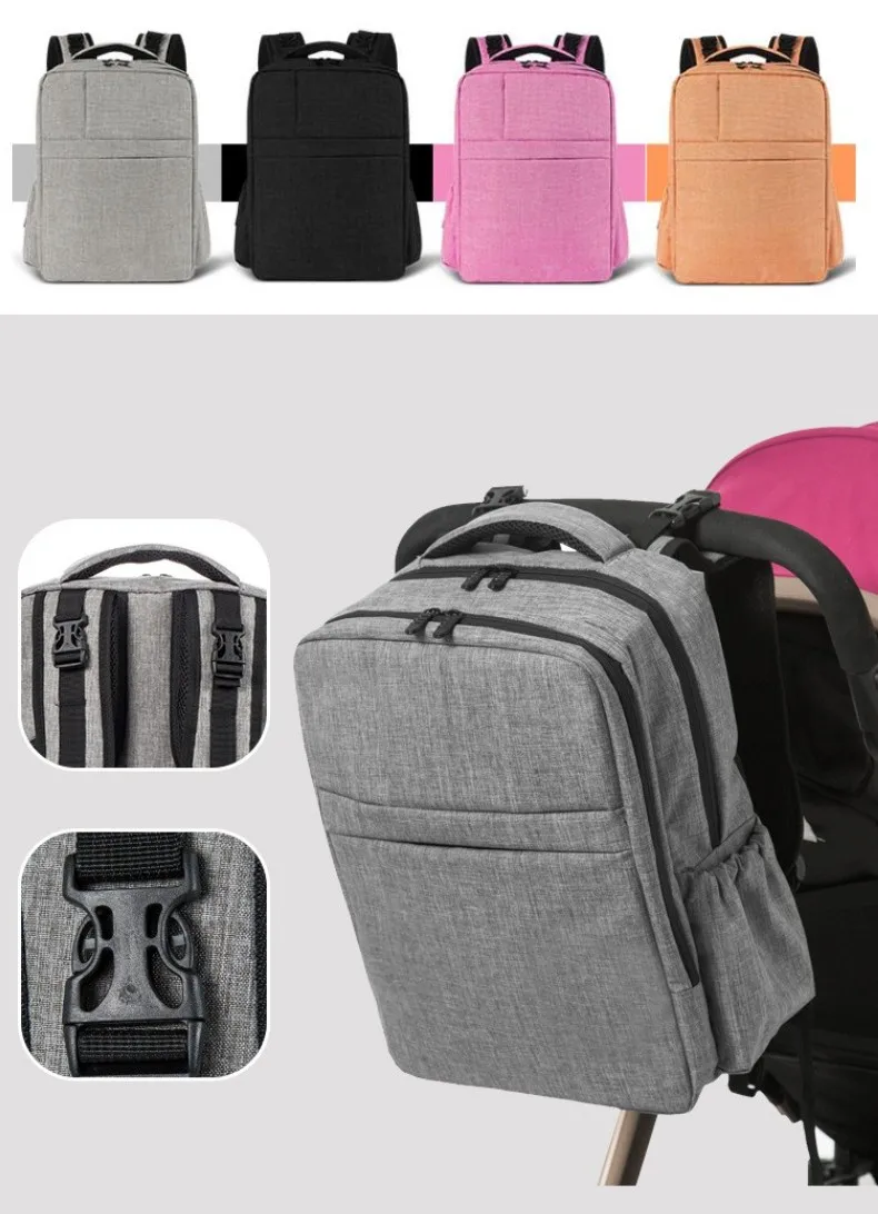 

Baby Diaper Bag Brand Large Capacity Maternity Nappy Bags Mummy Travel Backpack Nursing Changing Bag For Baby Care Wetbag