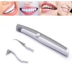 1 шт. профессиональную чистку зубов Инструменты Электрический Sonic Pic Зуб пятна Ластик Plaque Remover Портативный отбеливание зубов инструменты