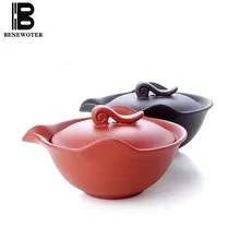 100cc фиолетовая глина yixing креативный Gaiwan офисное искусство посуда для напитков натуральная НЕОБРАБОТАННАЯ руда Zisha Tieguanyin oolong чайный горшок Catch Tureen