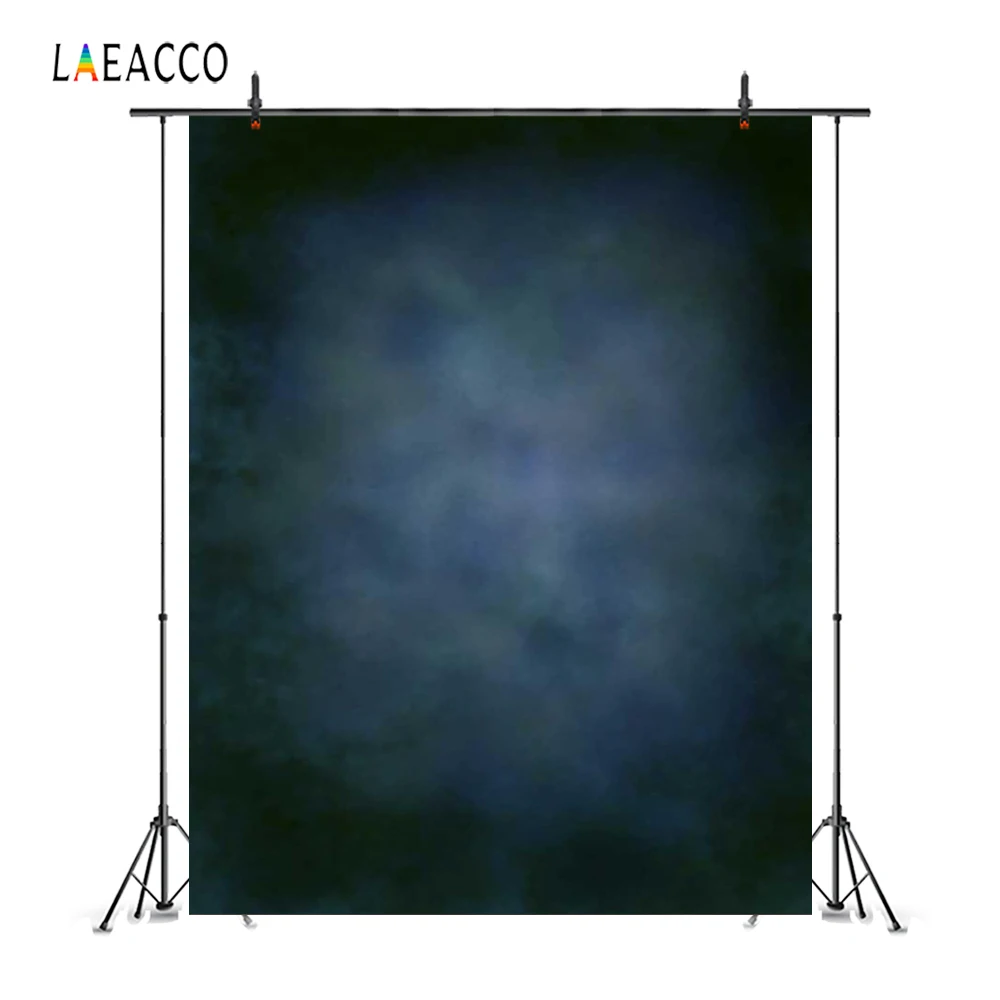 Laeacco градиентный однотонный Темный абстрактный узор для портретной фотосъемки
