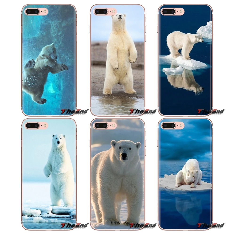

TPU Transparent Case Covers Polar bear in the shore of Alaska For Huawei Mate Honor 4C 5C 5X 6X 7 7A 7C 8 9 10 8C 8X 20 Lite Pro