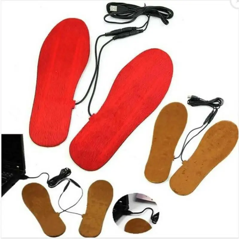 

Hot Sale USB Heating Shoe Pad Double Shoe Pad Heating Chipset USB Cable Warm Insole For Winter Sports Insoles