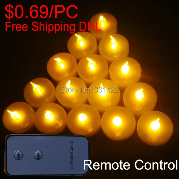 720PCS Led Tea Lights Remote Control Candle Battery Operated Led Lights