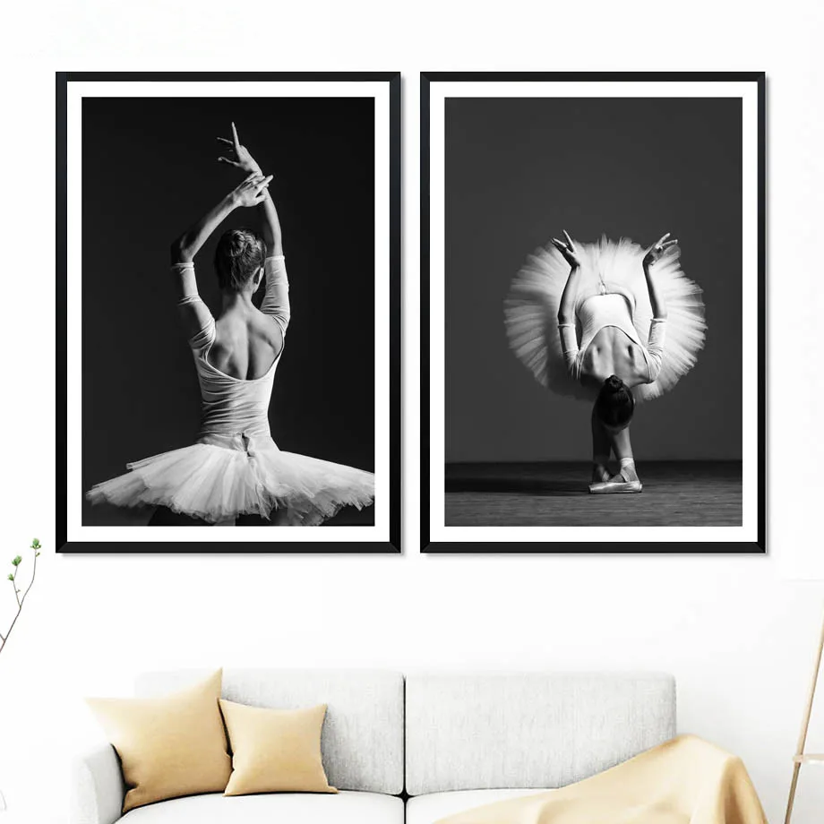 Swan-Lake-Ballet-Girl-Figure-Wall-Art-Canvas-Painting-Posters-And-Prints-Nordic-Minimalism-Wall-Pictures