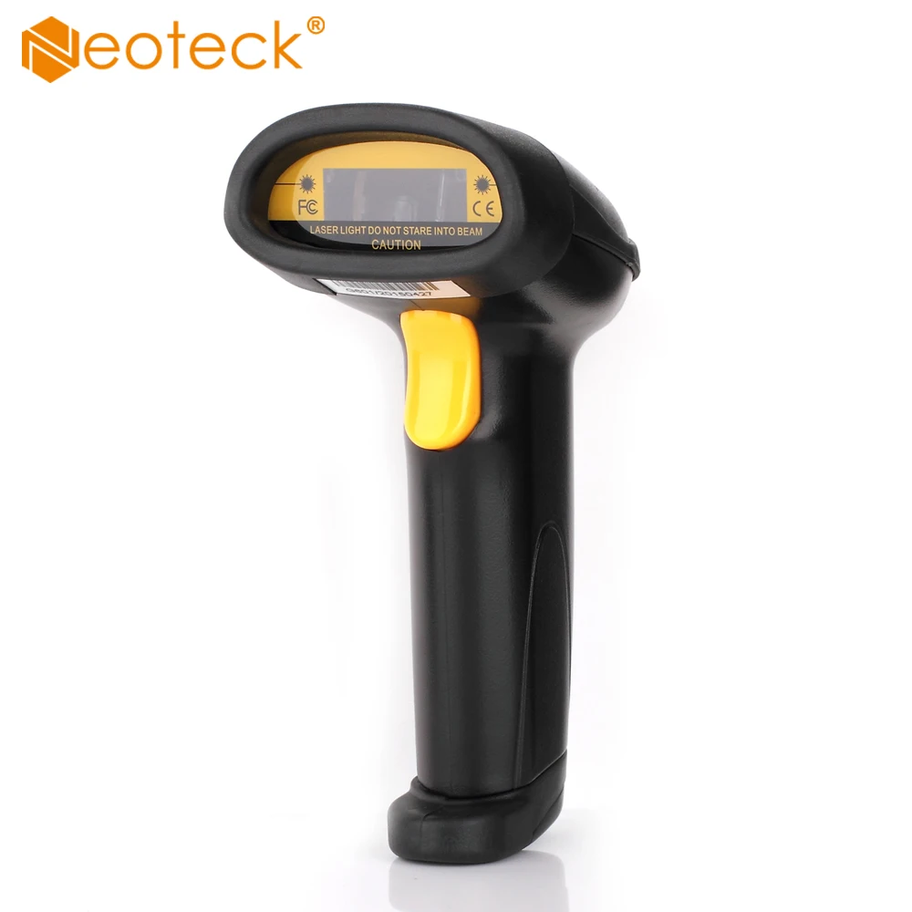 

Neoteck Barcode Scanner USB Barcode Reader Long Range High Speed Optical Laser Compatible with Mac Win10 Win7 Win8.1 iOS7 Linux