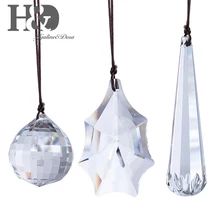 H& D набор/3 шт. Висячие хрустальные радуги производитель Suncatcher мяч призмы фэн-шуй ветер колокольчик мобильный Призма домашний декор для окна