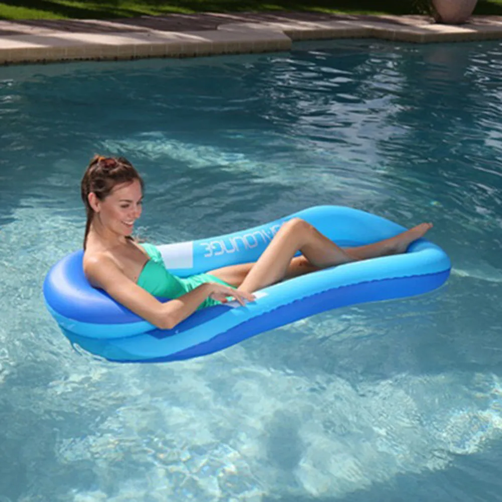 Us 16 37 17 Off Muqgew Outdoor Family Pool Summer Outdoor Beach Pool Inflatable Swim Lounge Chair Interactive Fun A25 In Swimming Rings From Sports