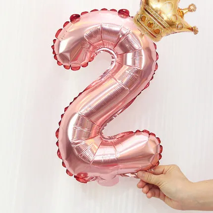 2PCS/lot 40inch Number Foil Balloons Digit Air Ballon Kids Birthday Party Wild One Decorations Figure 30 Ans Decoracao coroa шарики воздушные 100 шт воздушные шары день рождения украшения для взрослых цифра 1 2 3 день - Цвет: Светло-серый