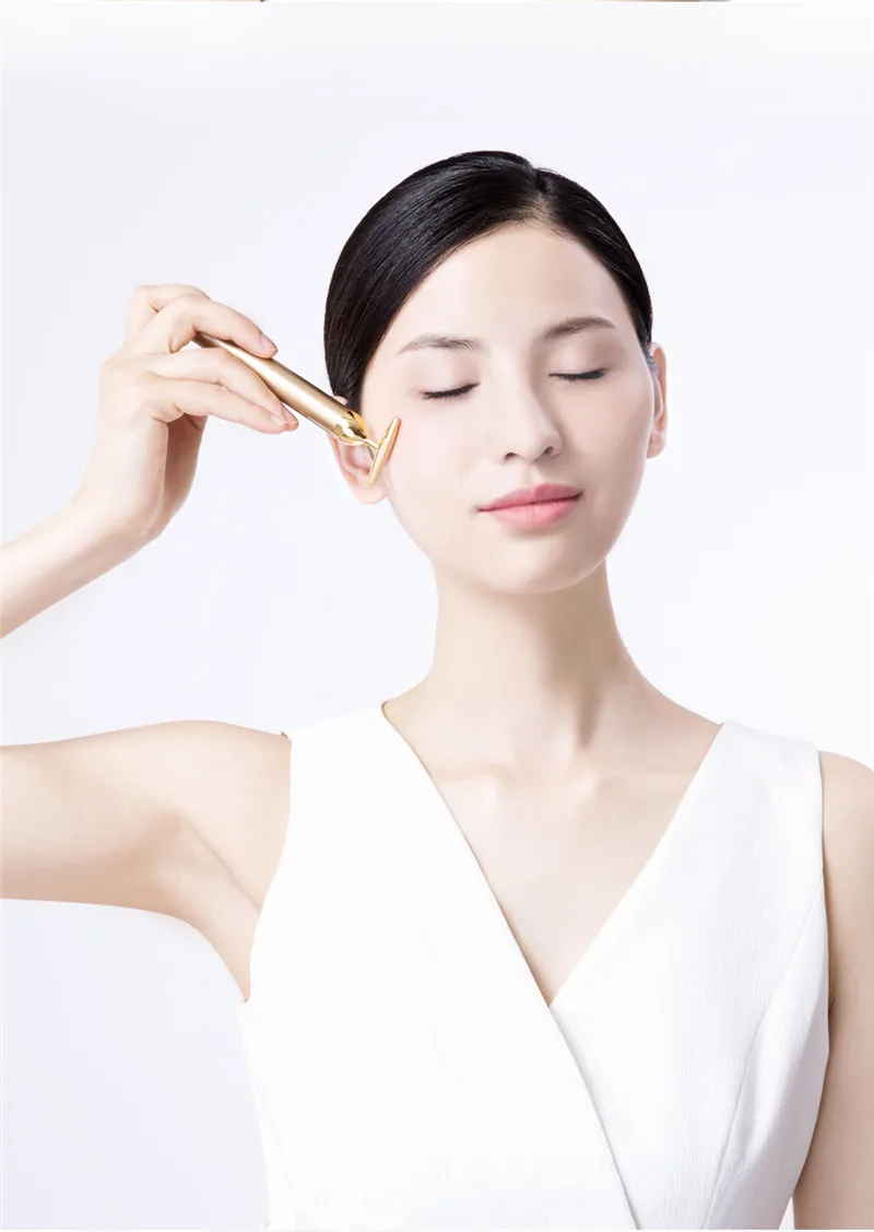 Xiaomi InFace Gold beauty Bar позолоченная Массажная головка ускоритель обмена веществ улучшение отеков лифтинг лица Спа Портативный beauty Bar D5