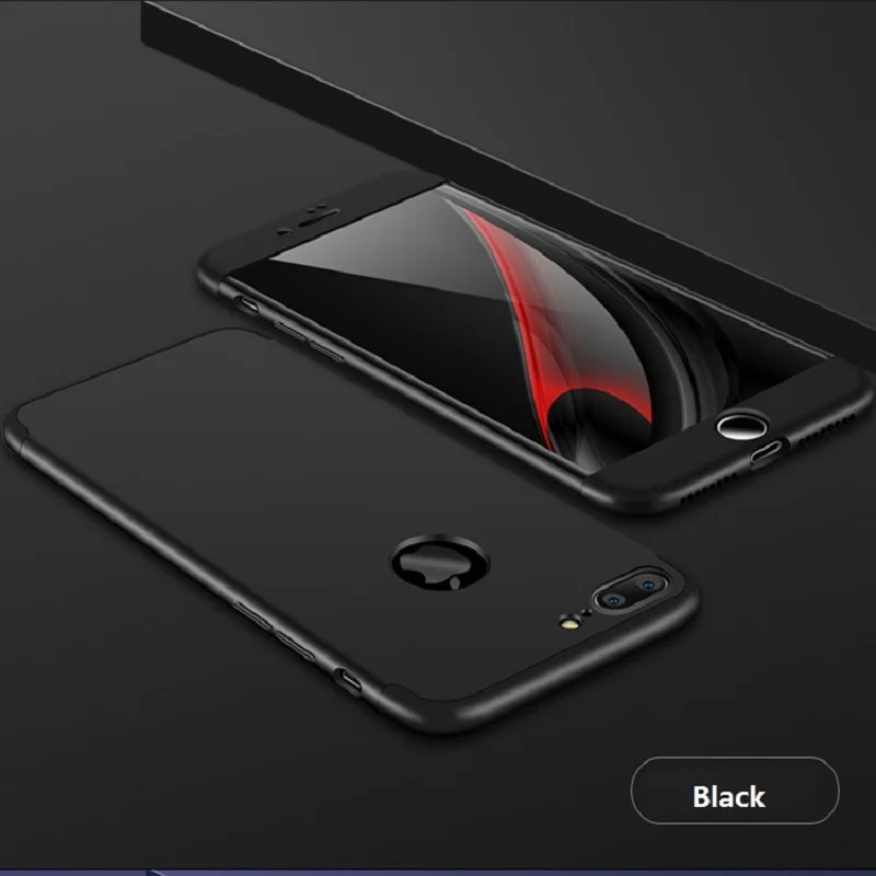 360 Полная Защита Чехол для iphone 7 силиконовый чехол|cover for iphone|cover forfor |
