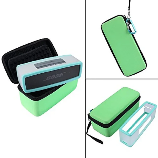 Us 16 23 Pu New Hard Travel Bag Carrying Case With Soft Cover For Bose Soundlink Mini I Ii Bluetooth Speaker Fits The Charger Cable In