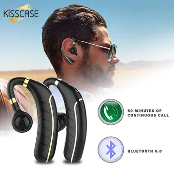 

KISSCASE FC1 Bluetooth 5.0 Earphone Earhook Wireless HD earphone Standby Handsfree Bluetooth Earpiece For Business earphones