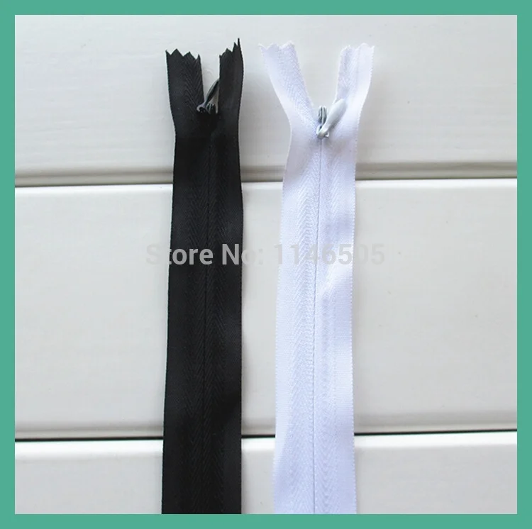 

4 pcs/lot 150cm Cheap price 3# invisible zipper for Sewing Quilt accessories,150 cm close end zipper mix White and Black