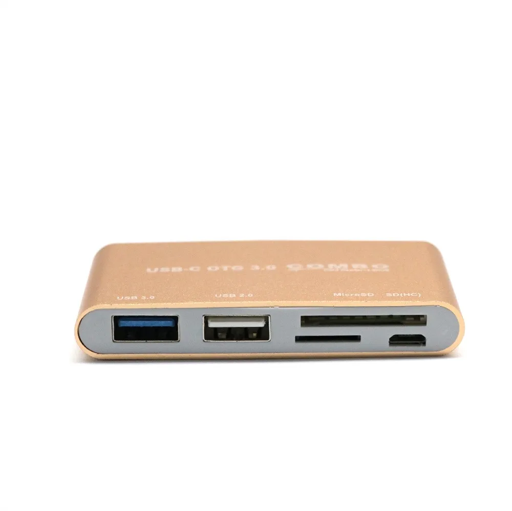 OMESHIN usb-хаб 5-в-1 тип-c USB-C 3,1 OTG USB 3,0 2,0 концентратор SD/TF кард-ридер комбо для ноутбука td0218 Прямая поставка