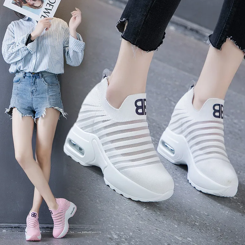 

Women's shoes 2019 new wild casual increase female tide shoes