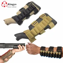 Тактический 12GA 20GA пистолет Buttstock боевой АММО мешочек 8 круглый и винтовка Buttstock Противоскользящий откатной коврик Охотничьи аксессуары