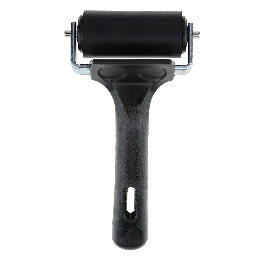 6cm Rubber Brayer Roller for Printmaking Ink Stamping Tools Arts Crafts