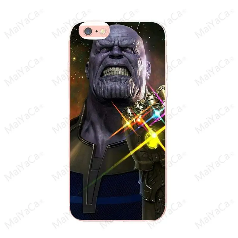 Maiyaca Marvel Thanos Infinity Gauntlet для iphone 7 7plus X XS XR XSMax 5 5S SE для iphone 6 6s 6plus 6s plus чехол - Цвет: 2