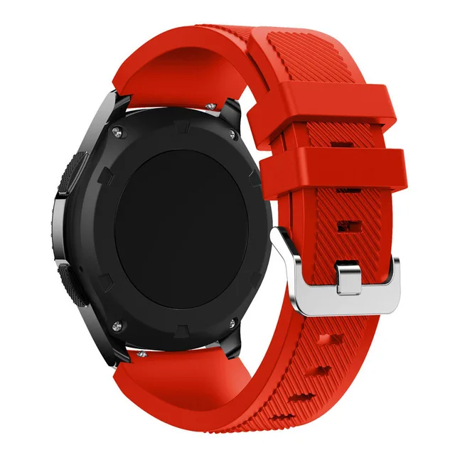 22 мм ремешок на запястье для huawei Watch GT Силиконовые браслеты для часов для Honor watch Magic Замена браслета смарт-аксессуары для часов - Цвет: red