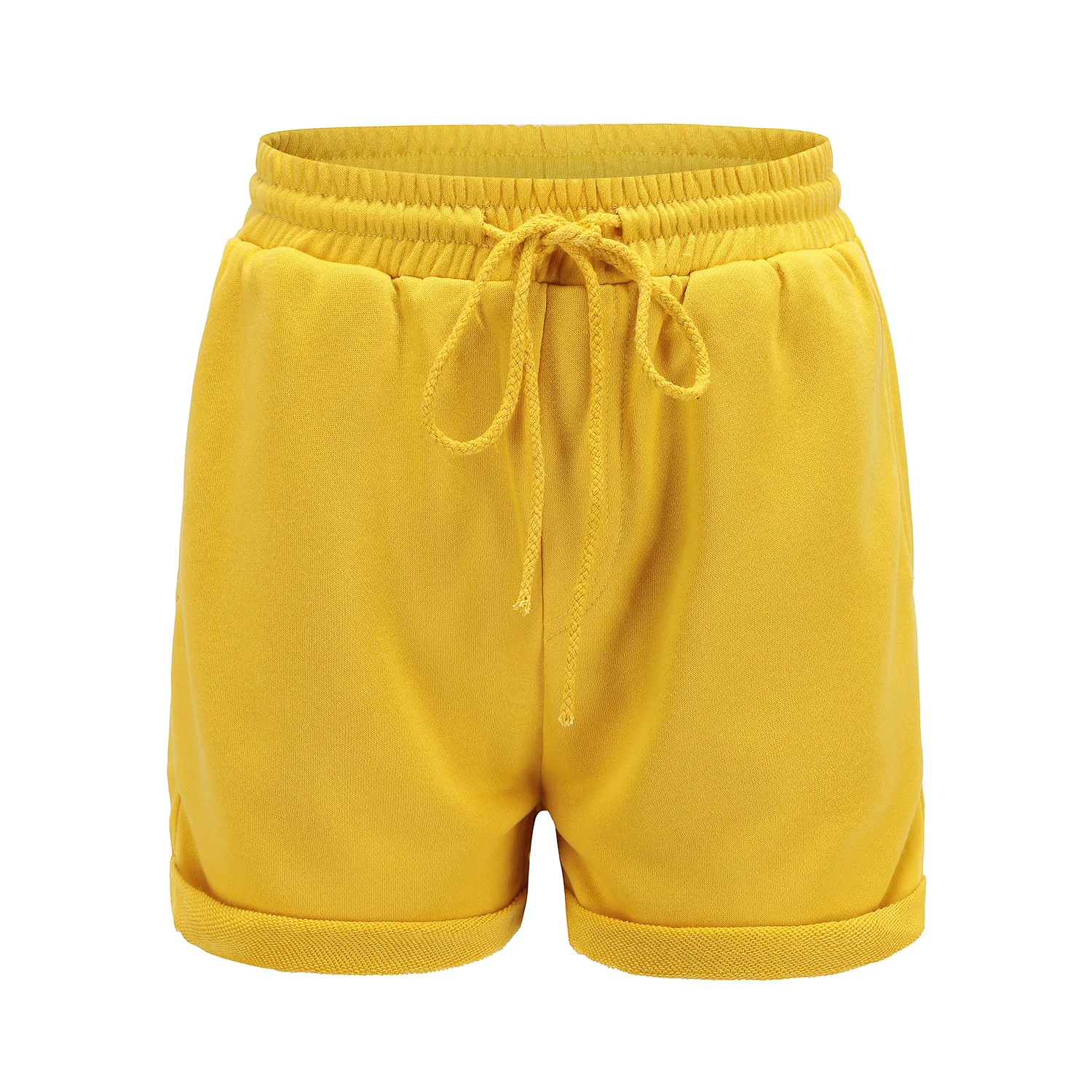 Yellow gym shorts womens Clearance