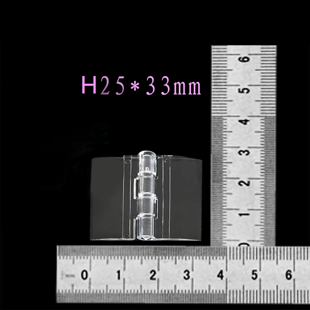 S/H25x33MM; M/H30X33MM; L/H45x38MM акриловая петля прозрачная петля Петля из плексигласа навесная Петля из оргстекла аксессуары для мебели