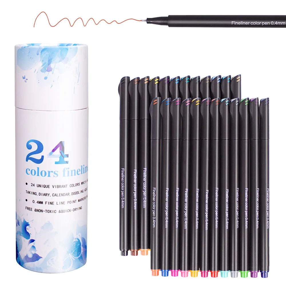 pack of colored pens