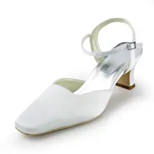 Tacones altos sommer karree hochzeit absatzschuhe alias satin party sandalen mid heels pumpen stilettos RR-086 YY