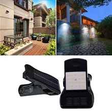 20-светодиодный настенный светильник на солнечной батарее для дома, двора, дорожек, бассейна, гаража, патио, садовый коридор