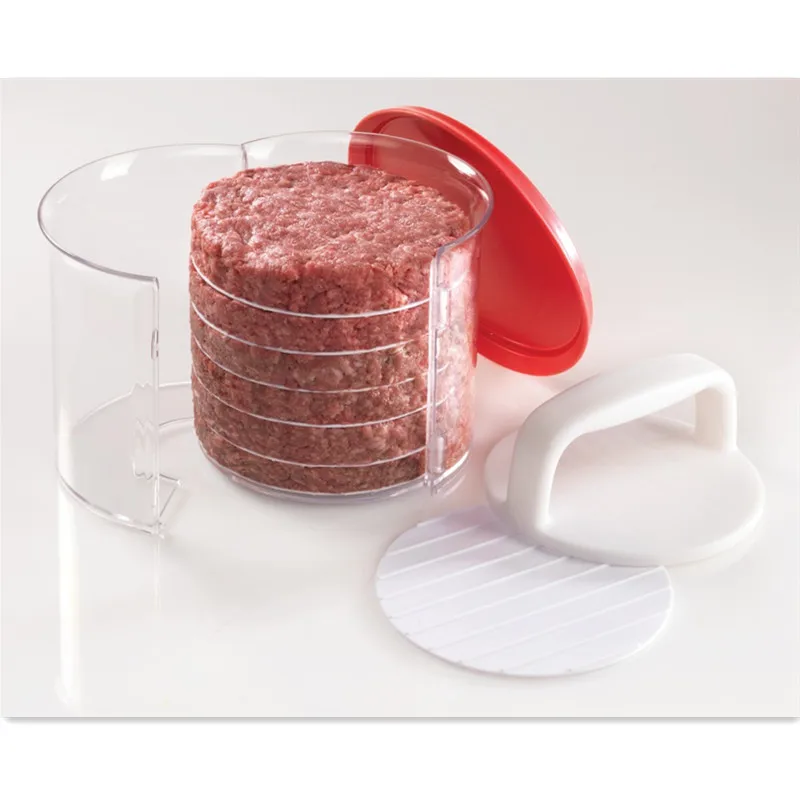1set Patty Caddy Hamburger Press Paddy Maker Burger Press Mold