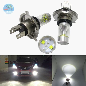 

2PCS * H4 30W 6smd XBDChips Canbus No error free Fog lights White 6000K H4 Fog Light 12V Super bright Daytime Running Bulb Lamp