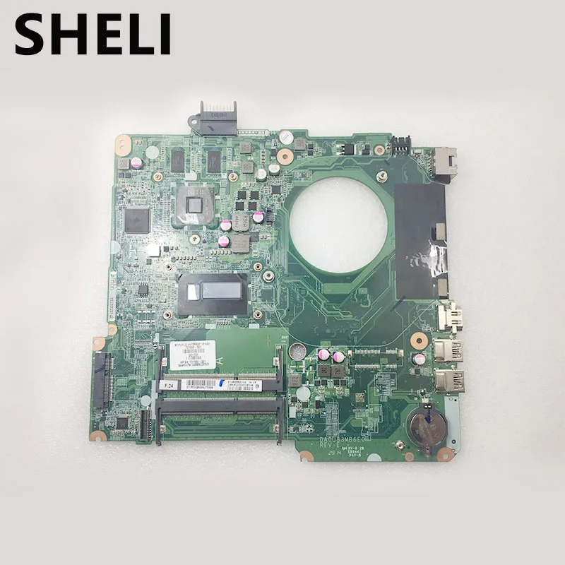 SHELI для материнская плата ноутбука hp 15-N I5-4200 737669-501 DA0U83MB6E0, полностью протестирована