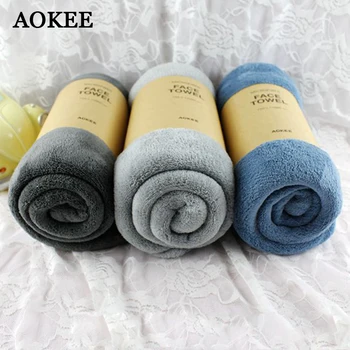 

2017 Staff Gift Luxury Men Face Towel 34*80cm Men's toallas Super Soft Microfiber Towel linge de toilette Brand Home Terry Towel