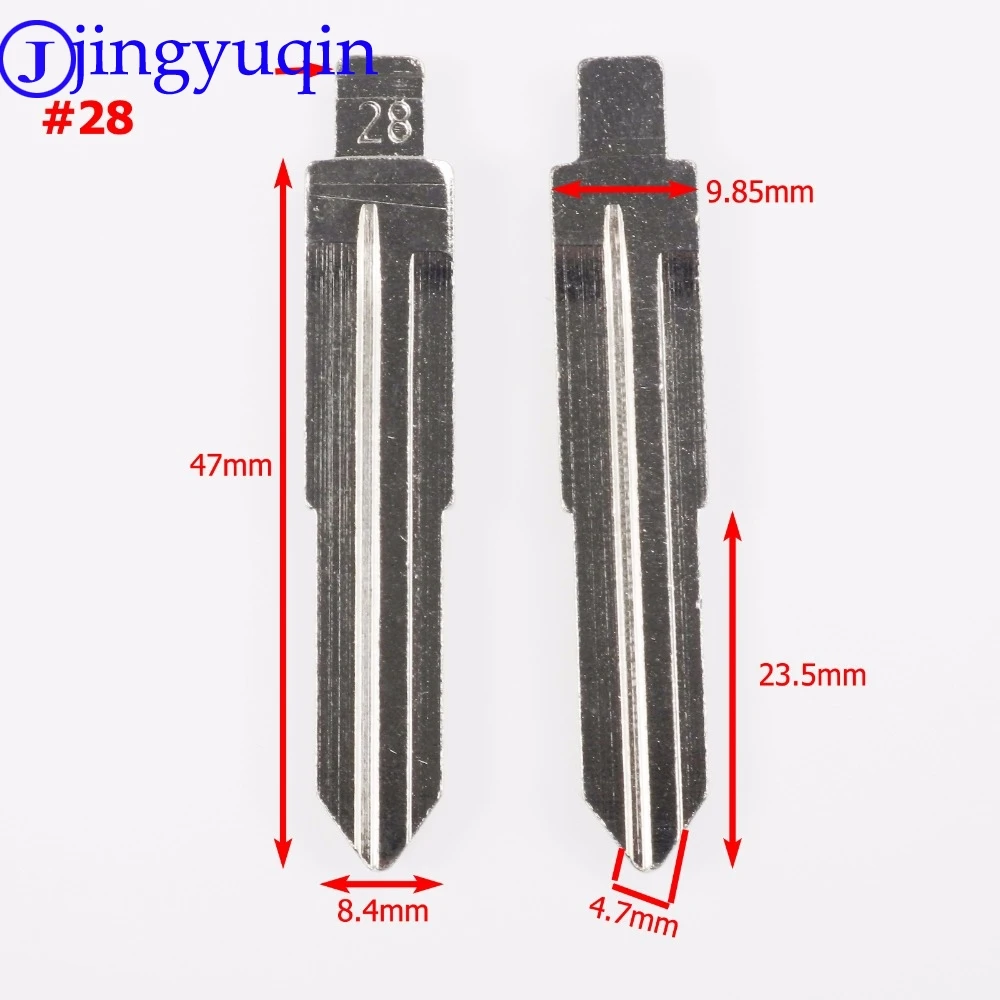 jingyuqin 1ps Remote New Arrival HU83 Blank Key Replacement Uncut Blade For Kia New Refine