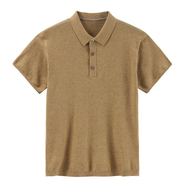 13Colors Summer Polos Men Sweater Quality Combed Cotton Knitted Short Polo Male Tees Top Pullover Large Plus Size 4XL Muls Brand 12
