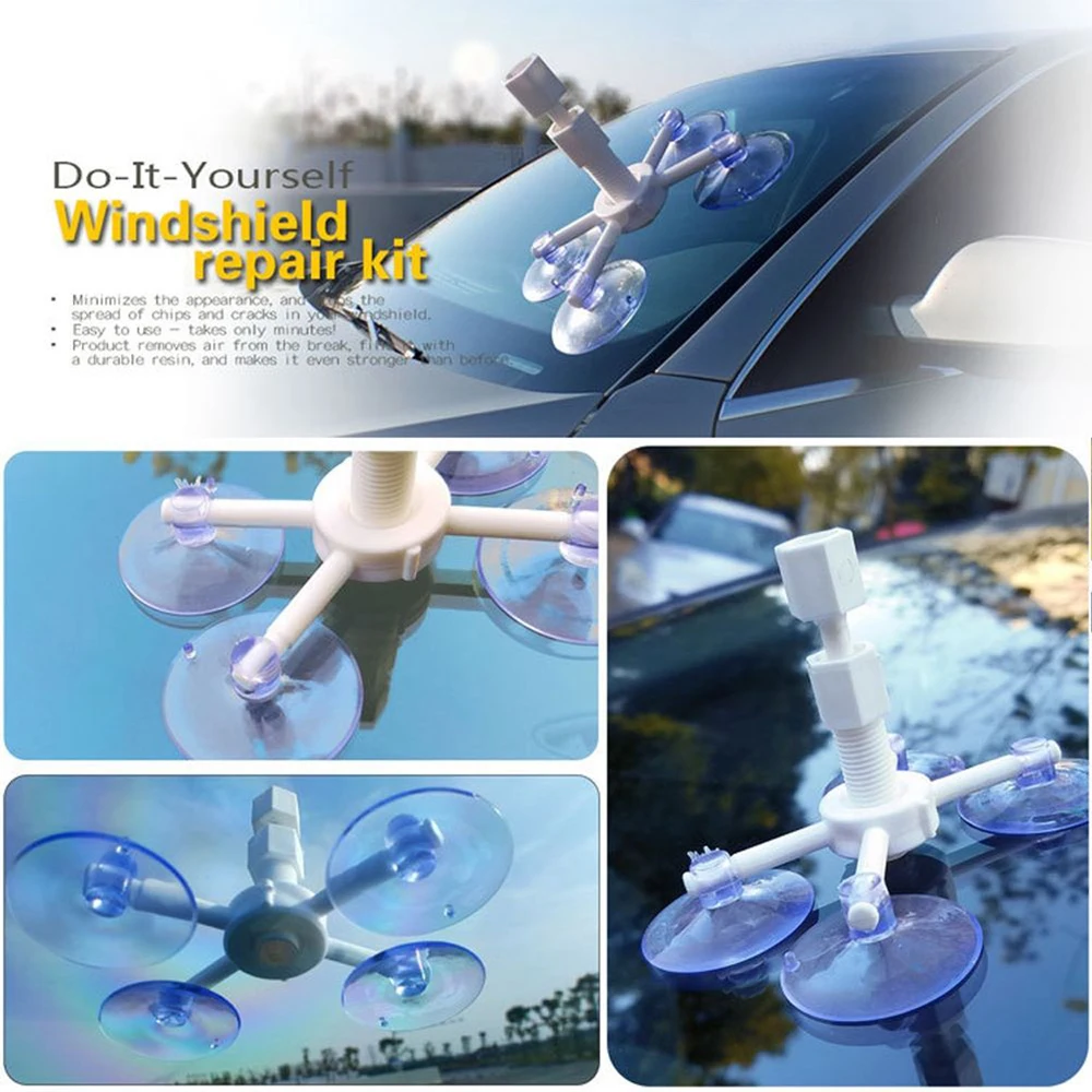 Practical Car Window Glass Recovery Crack Remove Chip Resin Windscreen