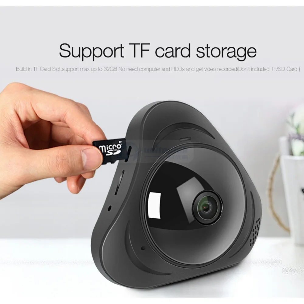 360 градусов Панорама 3D Виртуальная реальность Wi Fi IP камера 960 P Детский Монитор 1.3MP