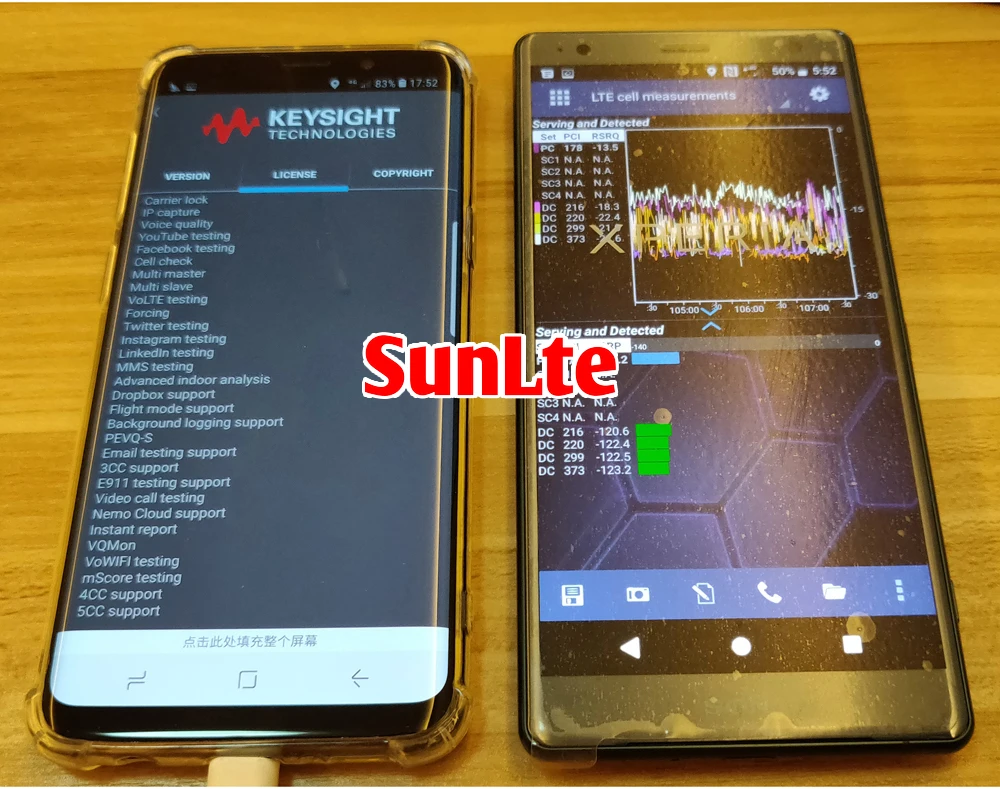 

Nemo handy sony XZ2 H8266 test phone -support customize VoLTE-support 4x4 mimo and 5CA