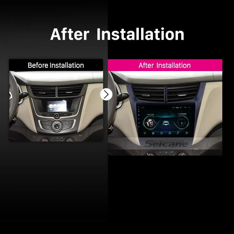 Excellent Seicane Car GPS Navi AutoRadio Android8.1 HD 2Din Touchscreen Head Unit For Chevy Chevrolet New Sail 2015 2016 Multimedia Player 4