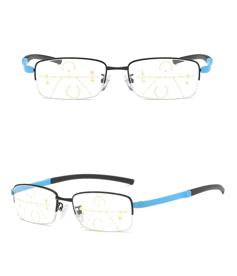Multi-фокусное прогрессивный очки для чтения Для женщин Для мужчин очки по рецепту, женские, мужские очки, солнцезащитные очки+ 1,0+ 1,5+ 2,0+ 2,5+ 3,0+ 3,5+ 4,0 BC786